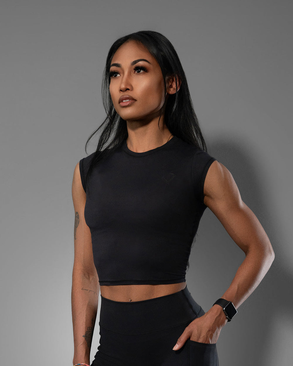 Tease Crop - Black